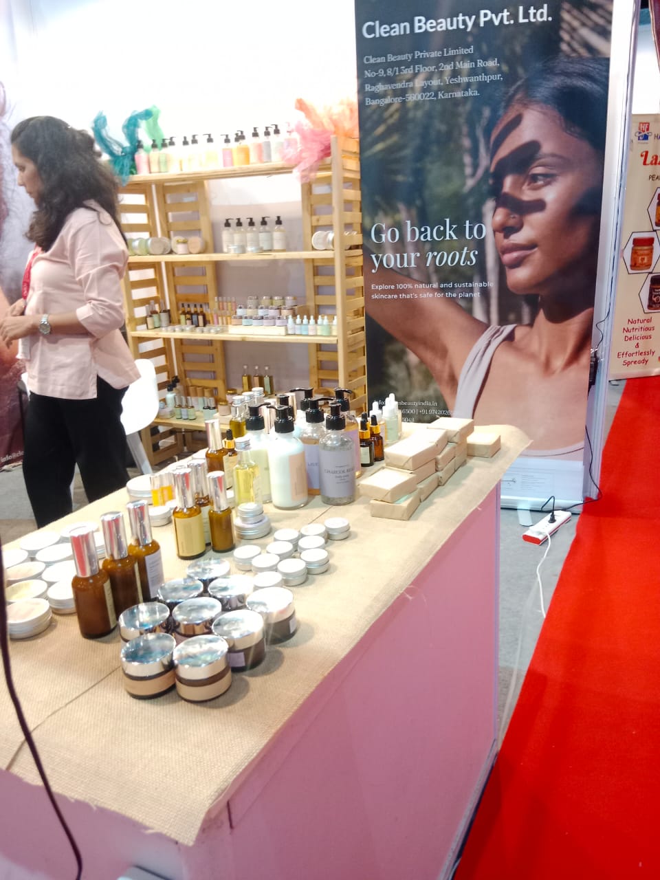 Beauty brand at the expo